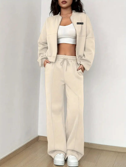 Essential Comfort Tracksuit – Casual Chic Two-Piece Set