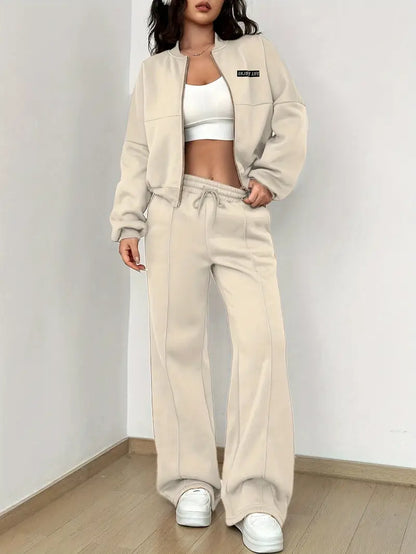 Essential Comfort Tracksuit – Casual Chic Two-Piece Set