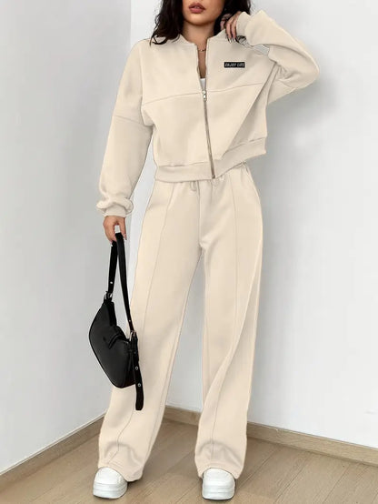 Essential Comfort Tracksuit – Casual Chic Two-Piece Set